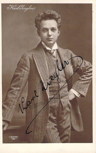 ZIEGLER, Karl (Various Autographs)