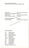 Stockhausen, Karlheinz - Signed Program London 1965