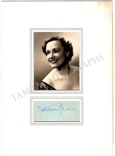 Ferrier, Kathleen - Signature Cut & Photograph