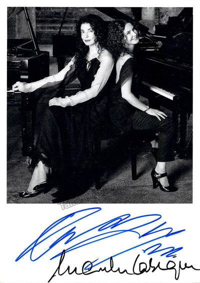 Labeque, Katia & Marielle - Double Signed Photograph