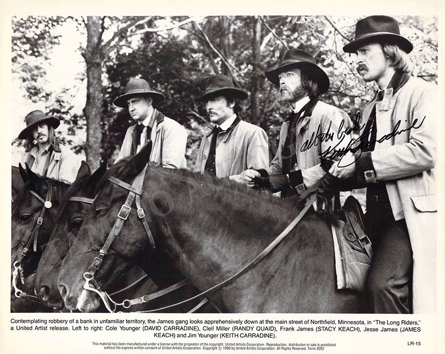 Keith Carradine Autograph in "The Long Riders" – Tamino