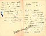 Rumford, Kennerley - 2 Autograph Letters Signed 1900