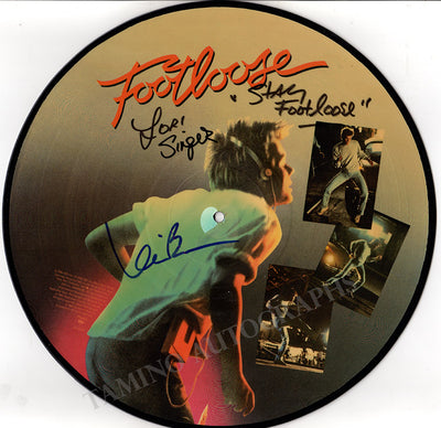 Bacon, Kevin - Singer, Lori - Signed Record "Footloose"