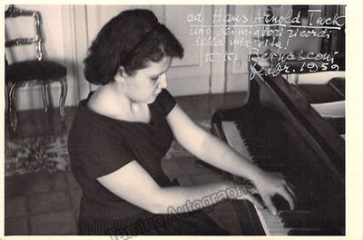 Bernasconi, Kiki - Signed Photograph 1959