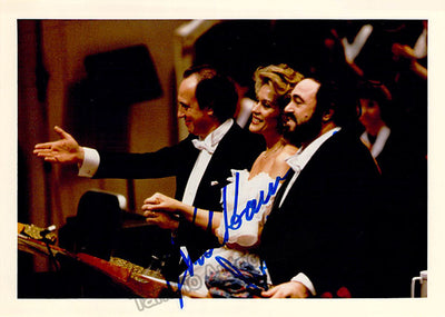 Pavarotti, Luciano - Te Kanawa, Kiri - Double Signed Photograph