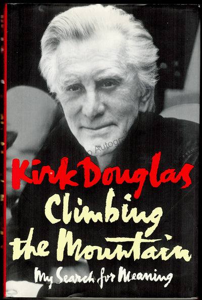 Douglas, Kirk - Signed Book "Climbing the Mountain"
