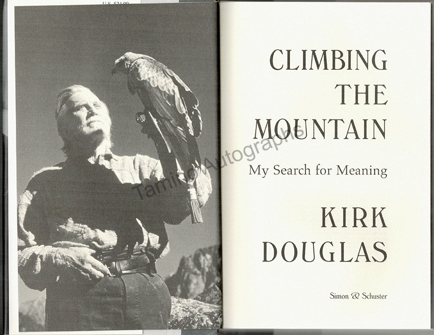 Douglas, Kirk - Signed Book "Climbing the Mountain"