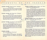 Flagstad, Kirsten - Signed Program