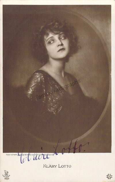 Lotto, Claire - Signed Photograph
