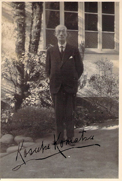Komatsu, Kosuke - Signed Photograph