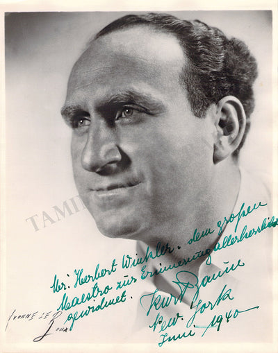 Baum, Kurt - Signed Photograph 1940
