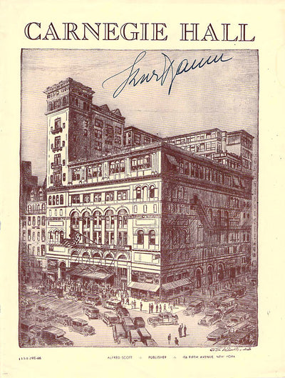 Baum, Kurt - Signed Cover