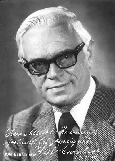 MARSCHNER, Kurt