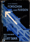 Tank, Kurt - Signed Book "Forschen und Fliegen"