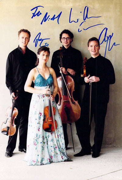 Kuss String Quartet - Larger Size Signed Photo