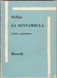 La Sonnambula Signed Score
