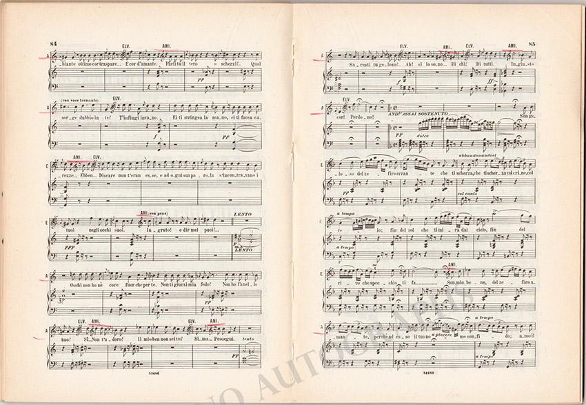 La Sonnambula Signed Score - Tamino