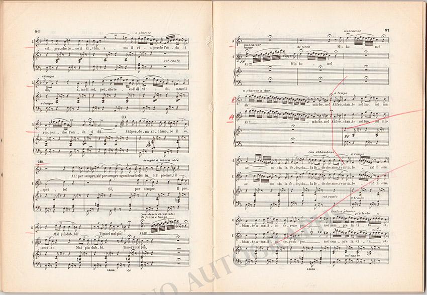 La Sonnambula Signed Score - Tamino