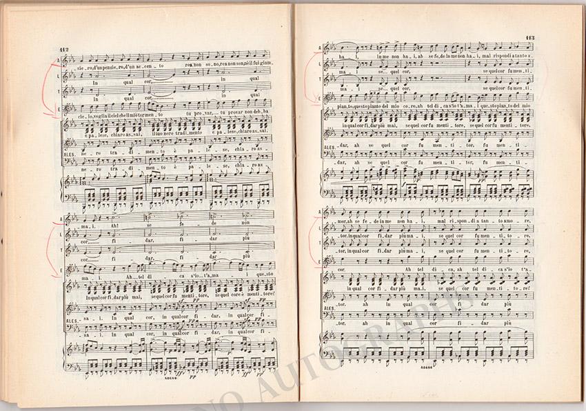 La Sonnambula Signed Score - Tamino