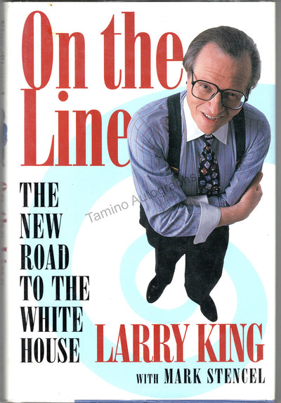 King, Larry - Signed Book "On the Line"