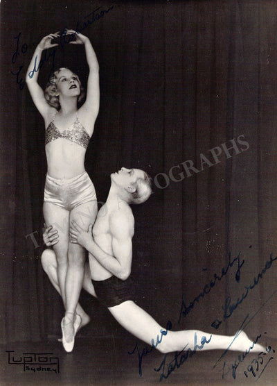 Latasha & Laurence - Signed Photograph 1935