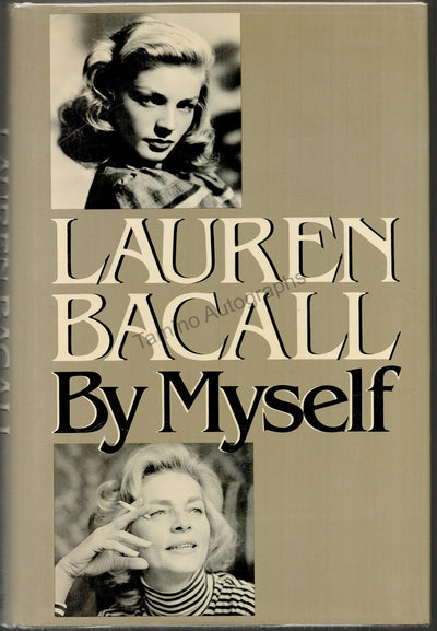 Bacall, Lauren - Signed Book "By Myself"