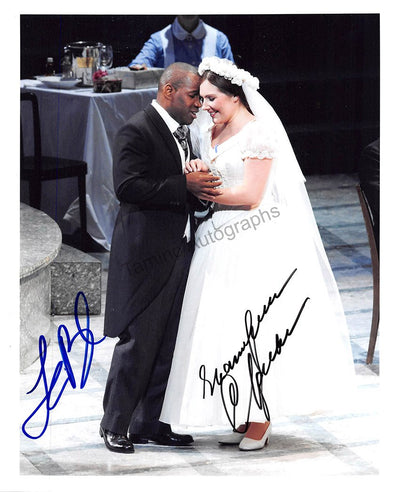 Brownlee, Lawrence - Siurina, Ekaterina - Double Signed Photo in "La Sonnambula"