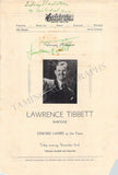 Opera Singers - Signed Program Covers 1943-1946