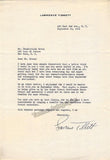 Tibbett, Lawrence - 2 Typed Letters Signed