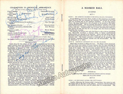 Leigh, Adele - Evans, Edgar & Others - Signed Program London 1952