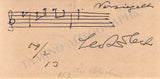 Blech, Leo - Signed Business Card 1913