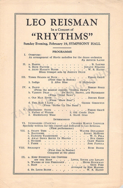 Reisman, Leo - Lot of 16 Collectible Items