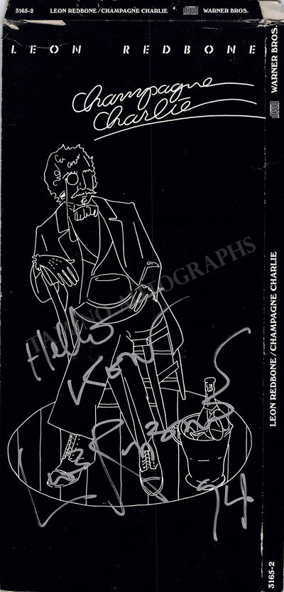 Redbone, Leon - Signed CD Album Case 1994