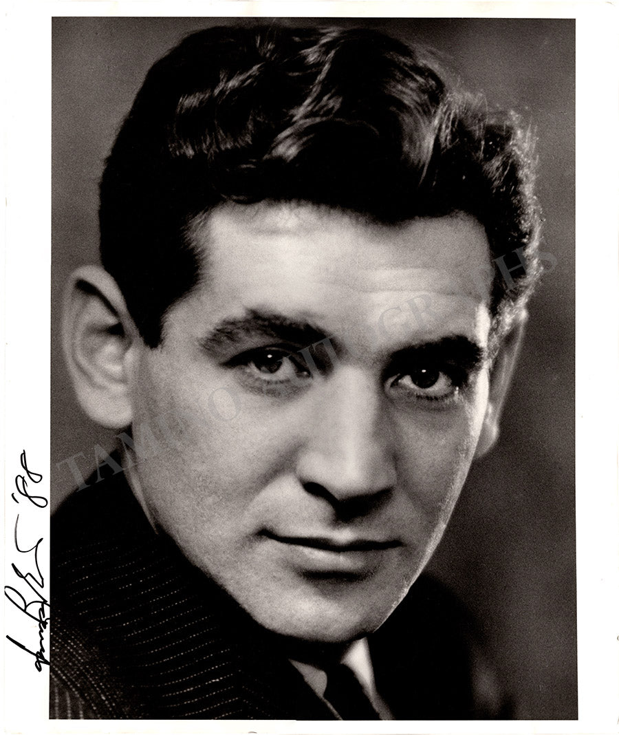 Leonard Bernstein Autograph XL Photograph 1988 Tamino