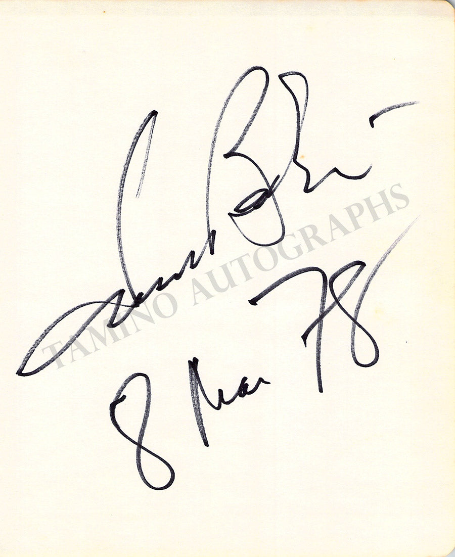 Bernstein, Leonard - Signed Album Page 1978
