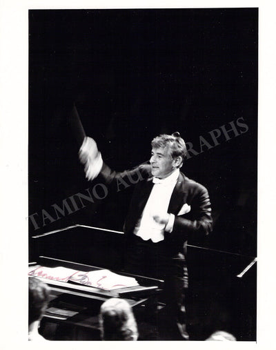 Bernstein, Leonard - Signed Photograph