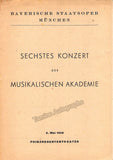 Bernstein, Leonard - Concert Program Munich 1948