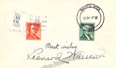 Warren, Leonard - Signed Envelope