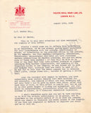 Massine, Leonide - Lot of 5 Signed Letters 1938