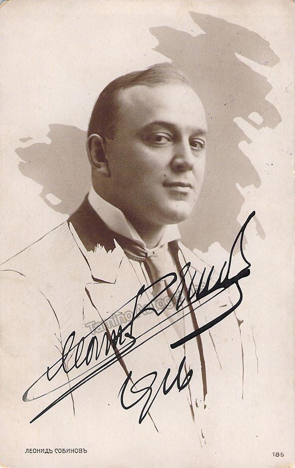 Sobinov, Leonid - Signed Photo Postcard