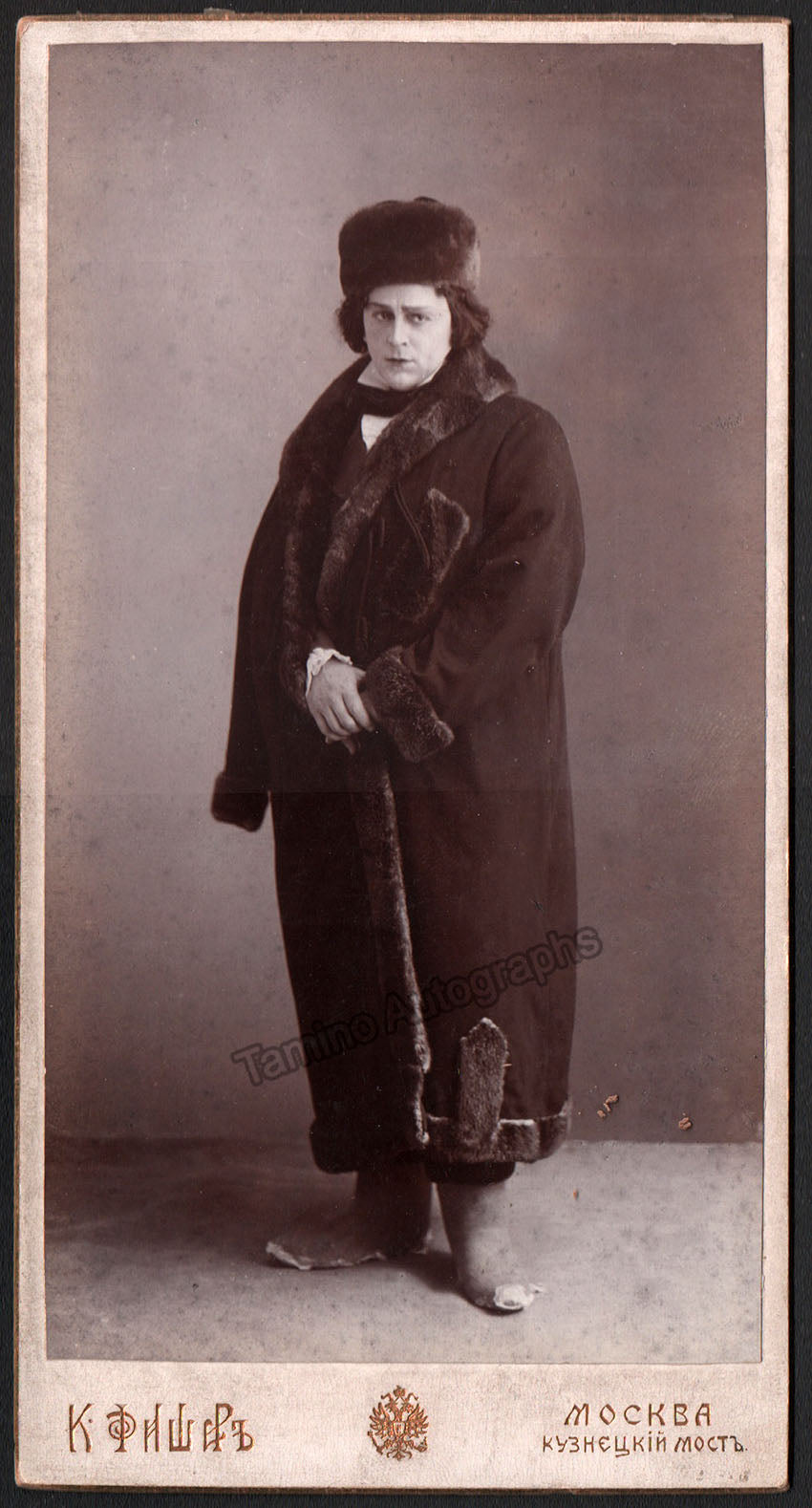 Sobinov, Leonie - Photograph in "Eugene Onegin"