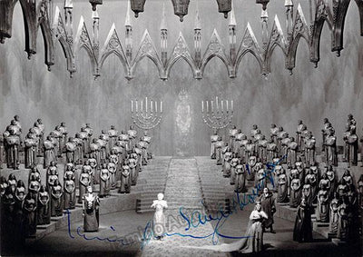 Rysanek, Leonie - Konya, Sandor - Double Signed Photo in Lohengrin