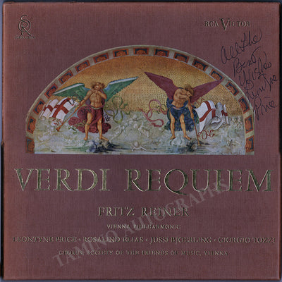 Signed LP Record Verdi´s Requiem
