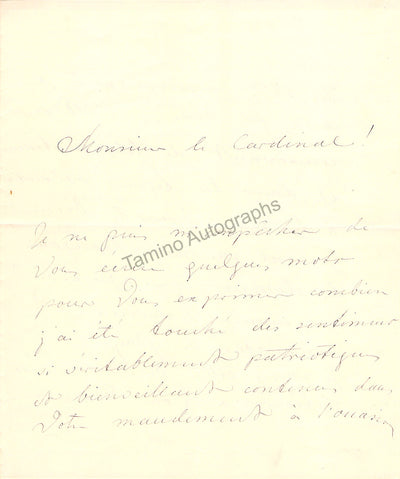 Leopold I of Belgium - Autograph Letter Signed