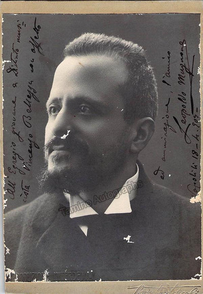 Mugnone, Leopoldo - Signed Photo 1909