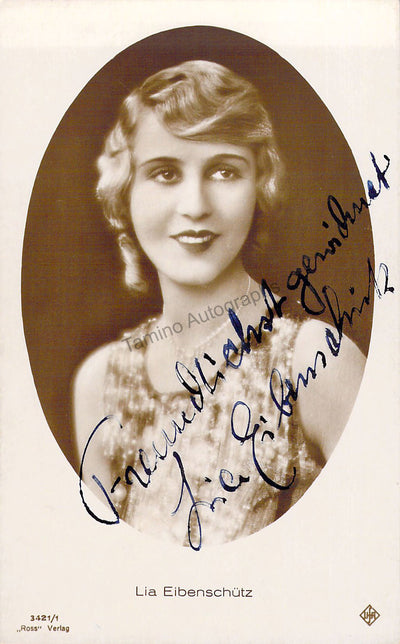 Eibenschutz, Lia - Signed Photograph