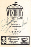 Liberace,  W. Valentino - Signed Program New York 1966