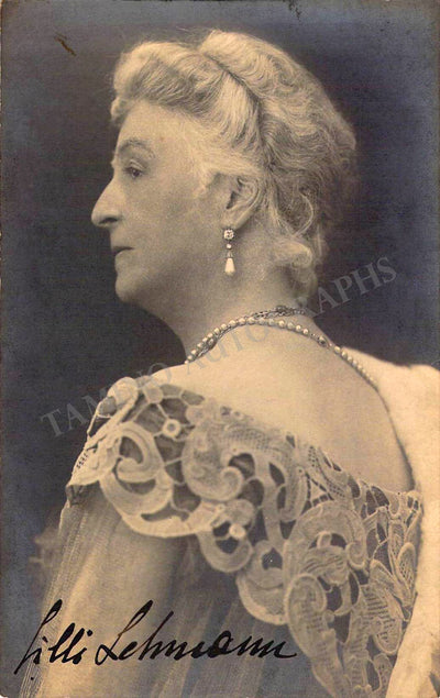Lehmann, Lilli - Various Autographs