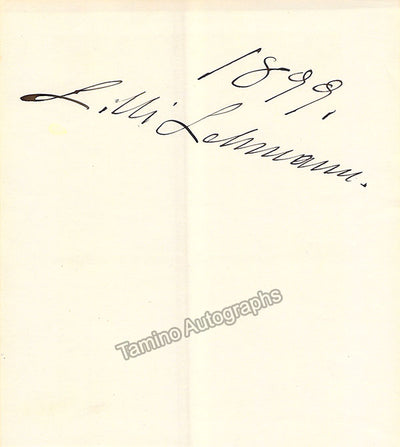 Signed Album Page and Souvenir Booklet