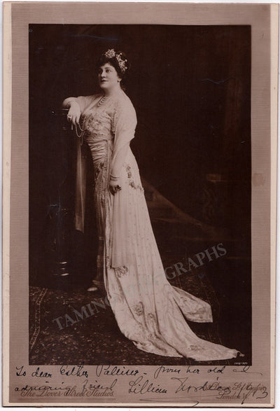 Nordica, Lillian - Large Signed Photo 1913